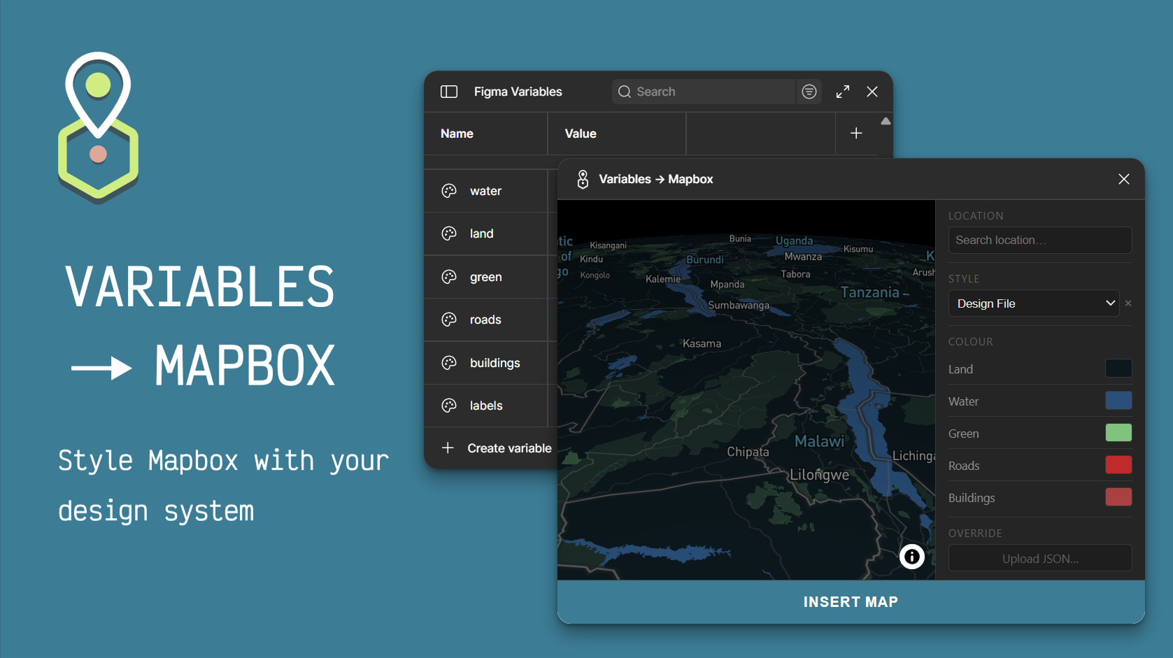 Variables → Mapbox