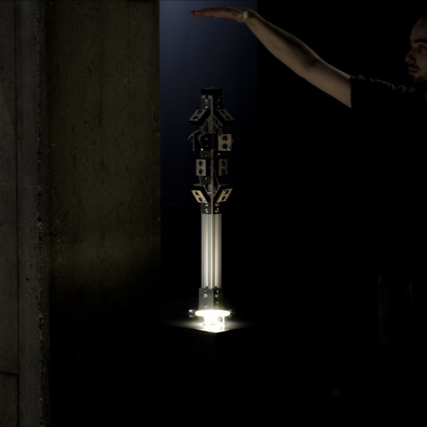 Animation showing visitor interaction with the invisible boundary